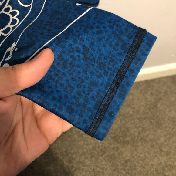 Noli black blue yoga pants ankle length med - Picture 4 of 6